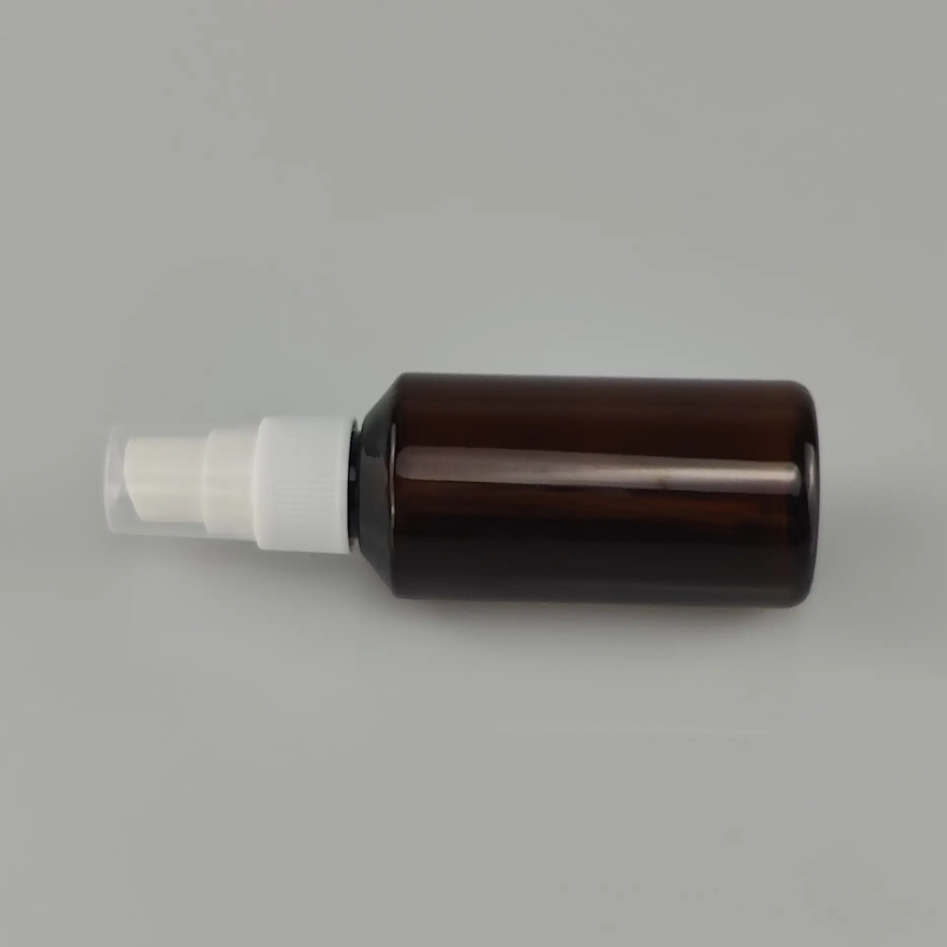 90ml Transparent Yellow PET Fine Mist Spray Bottle For Skin Care Toner Packaging