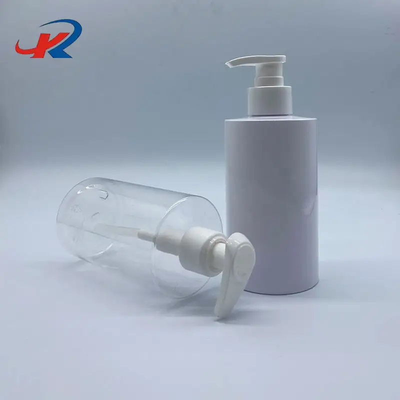 300ml Refillable Lotion Liquid Soap Pump Dispenser Bottle With Safe Pump Sprayer Lid For Hand Care Shampoo