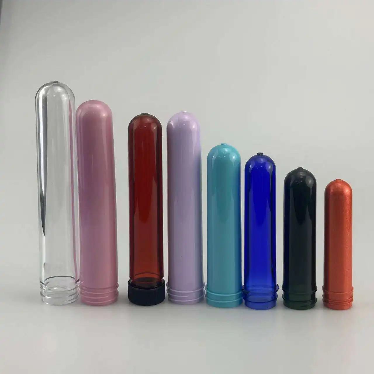 47g Custom Blue Round Polyester Preform For Cosmetic Bottle Production