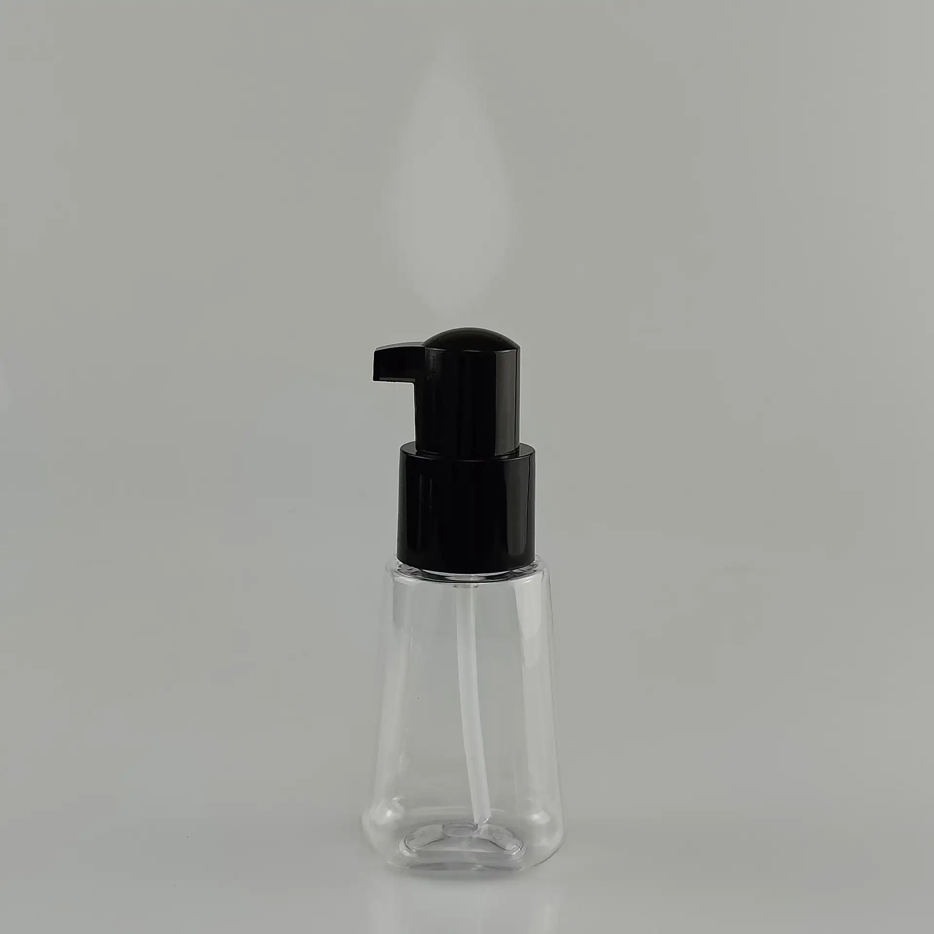 70ml Transparent PET Plastic Bottle Floral Water Essential Oil Hair Care Perfume Lotion Packaging