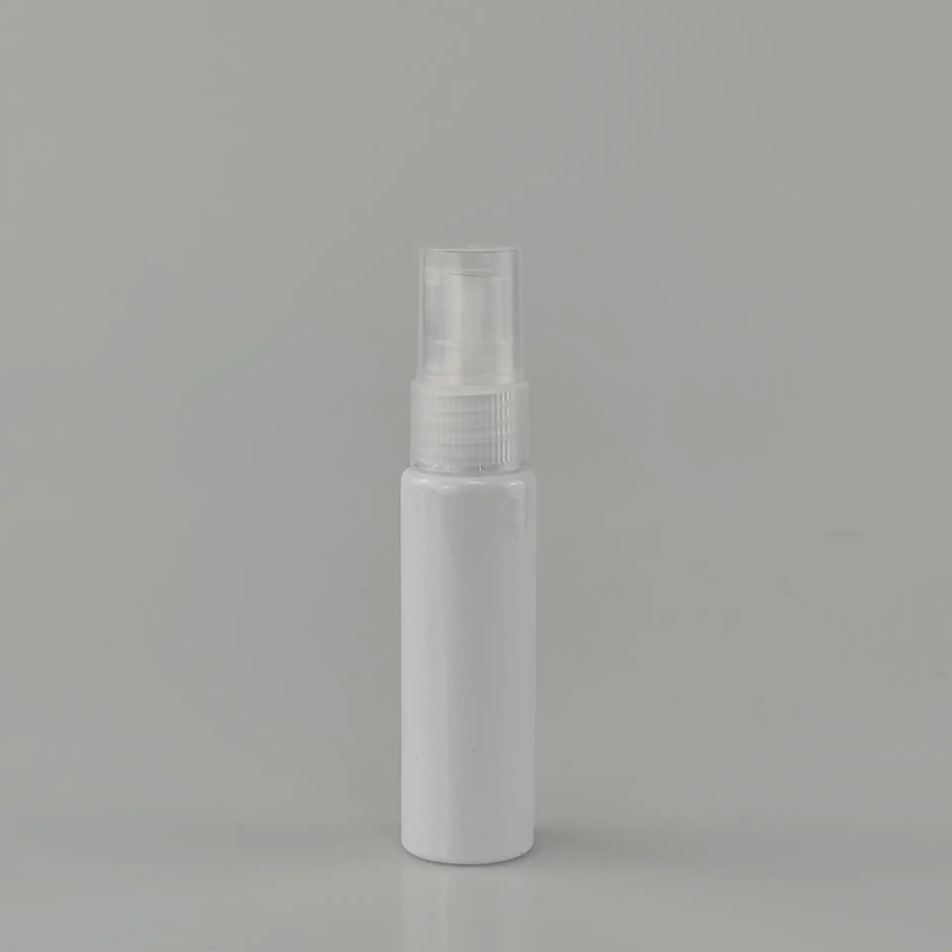 60ml Compact Oval White PET Spray Bottle Safe Sealed Pump For Personal Care Cosmetic Liquid Packaging