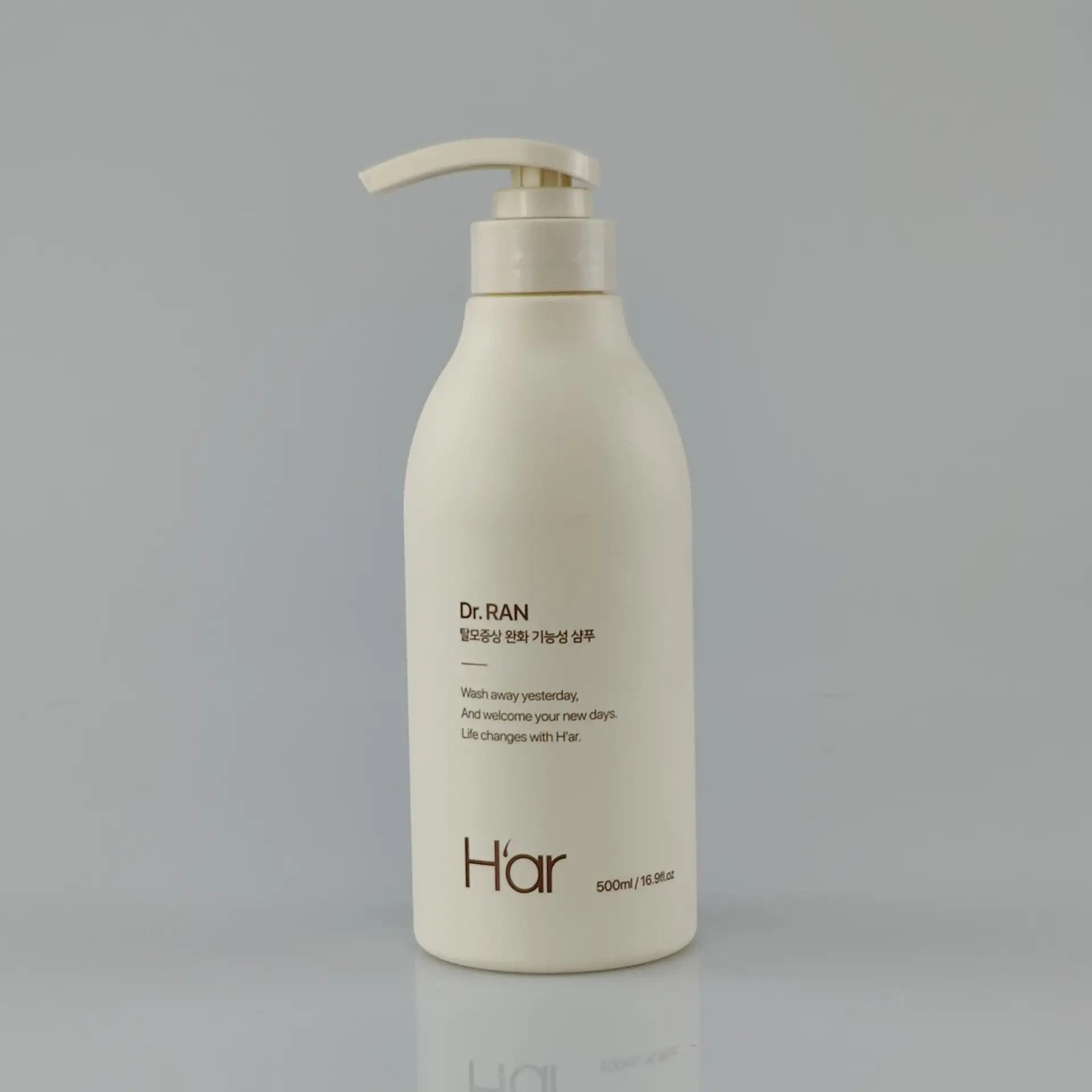 500ml Luxury PET Foam Lotion Pump Dispenser Plastic Bottle Screw Cap For Shampoo Perfume Face Cream