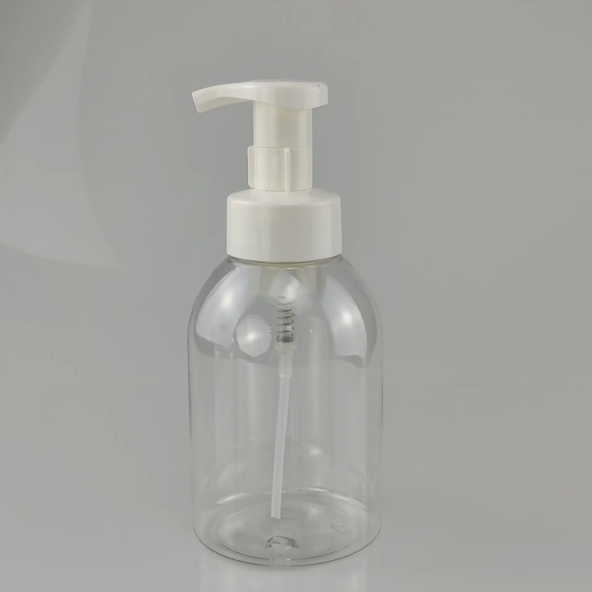 500ml Transparent PET Foam Pump Dispenser Bottle For Hand Wash Skincare Cream Packaging