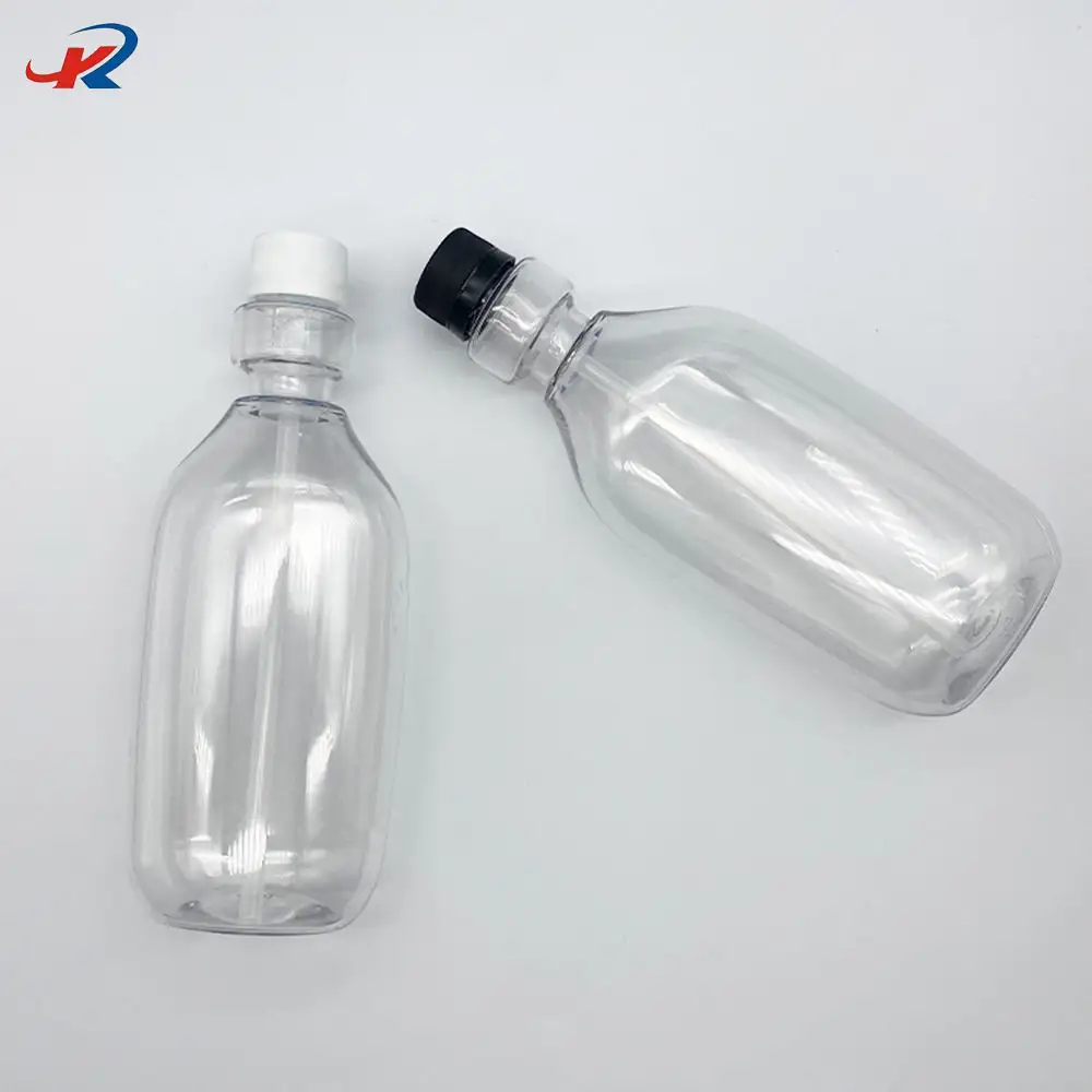 Pet empty mouthwash bottle for oral hygiene cleaning