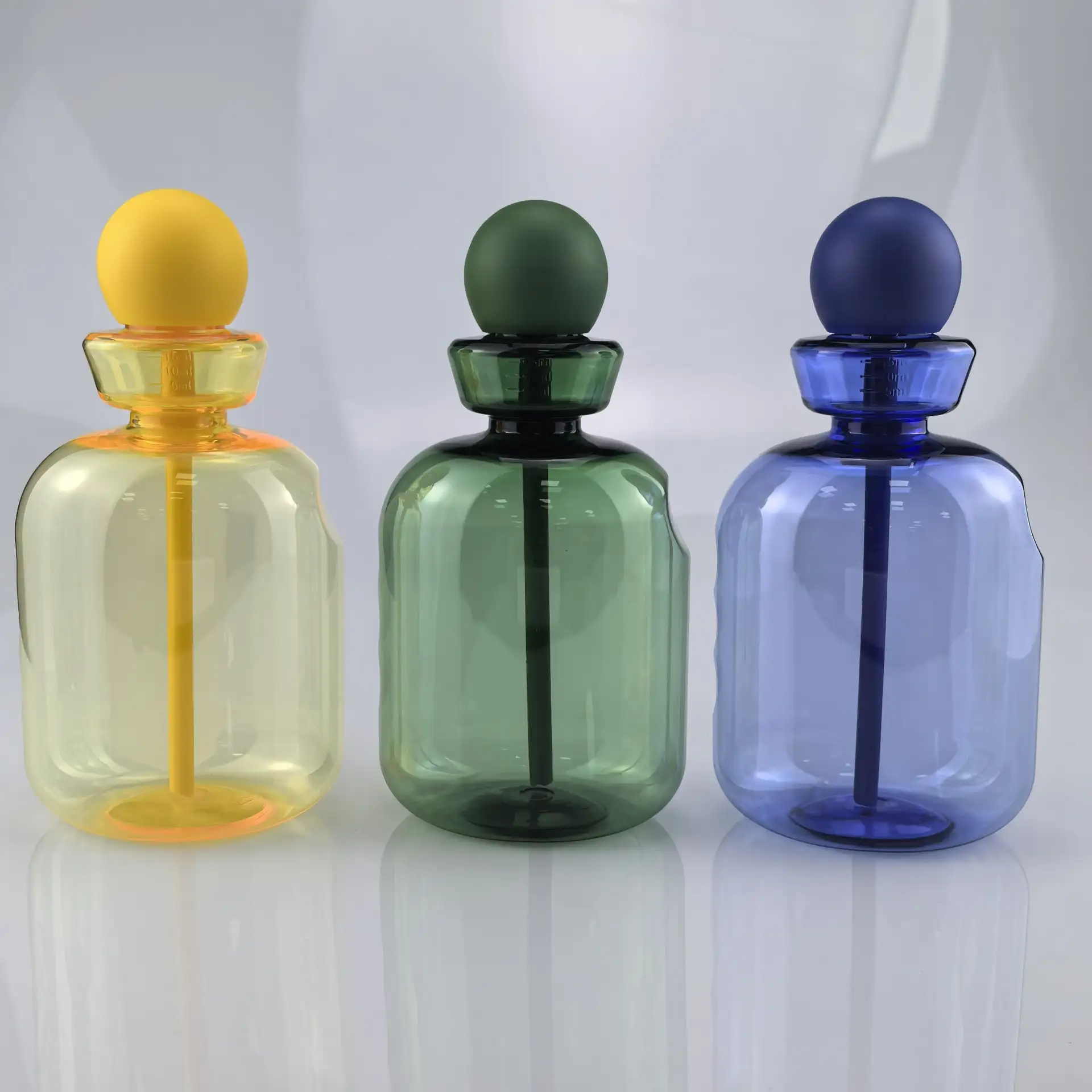 Custom empty mouthwash pump bottle