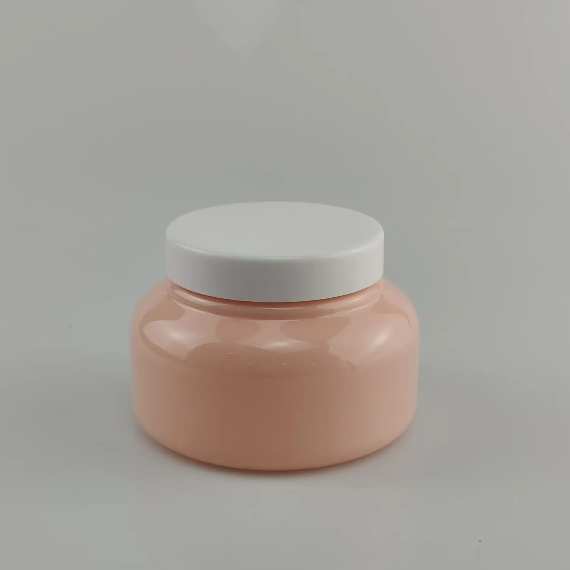 250ml pink PET Wide Mouth Plastic Jar