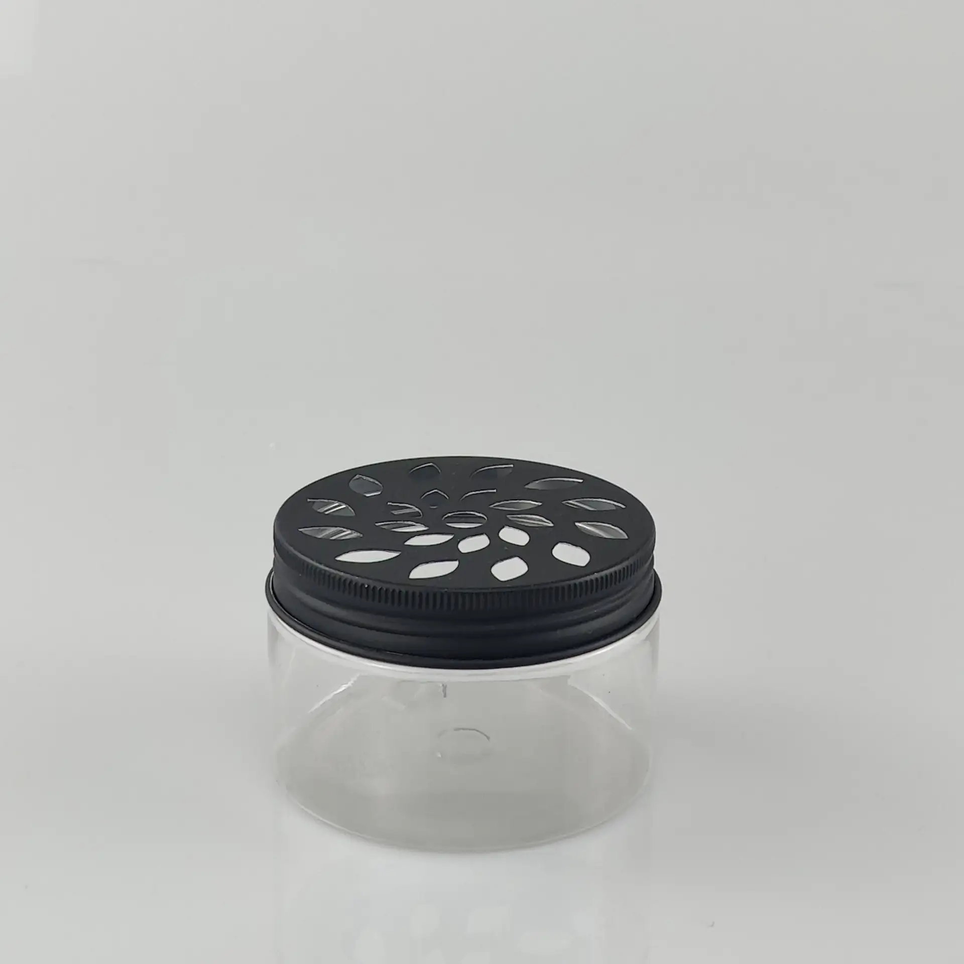 Wide mouth plastic jar, aroma diffuser jar, fragrance storage container