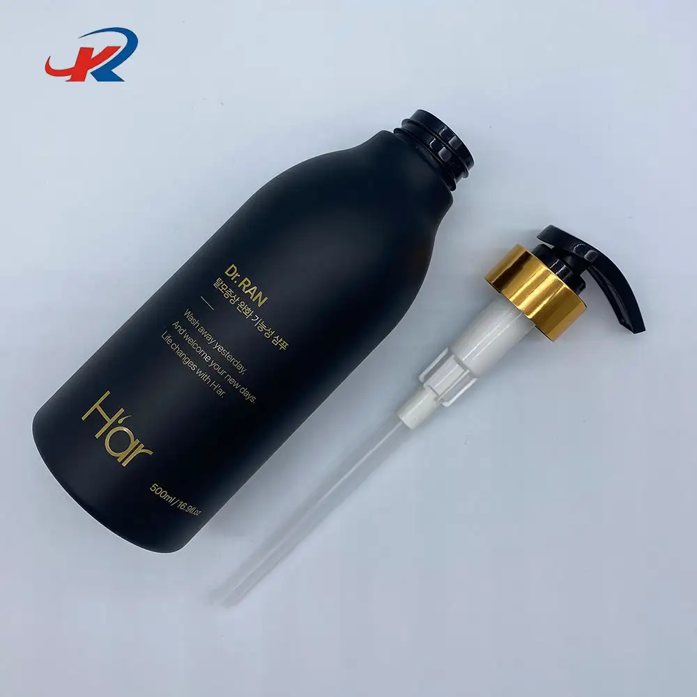 Luxury refillable polyester plastic bottle, shampoo pump bottle, body wash bottle, perfume packaging bottle