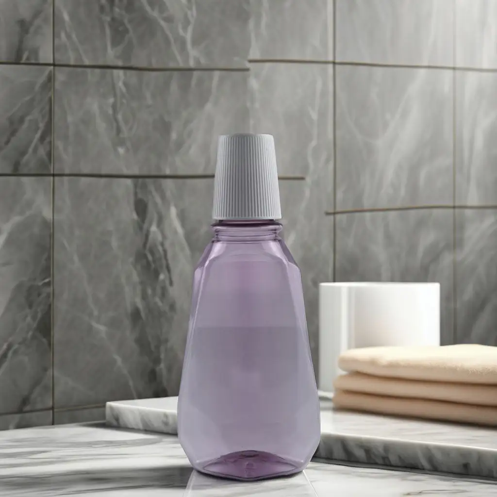 Oral care liquid packaging bottle