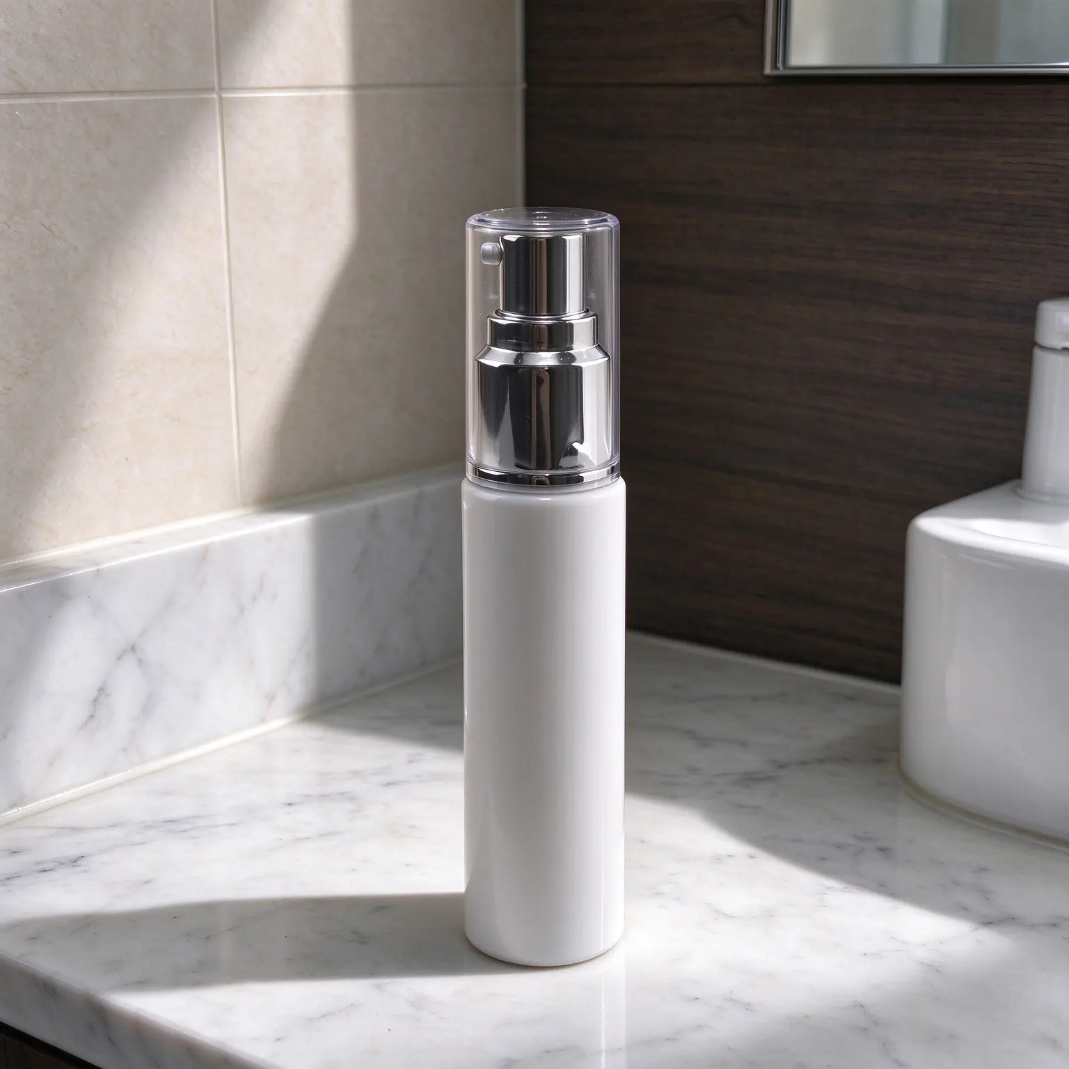 50ml PCR PET Fine Mist Spray Bottle With Sealed Pump For Cosmetic Product Packaging