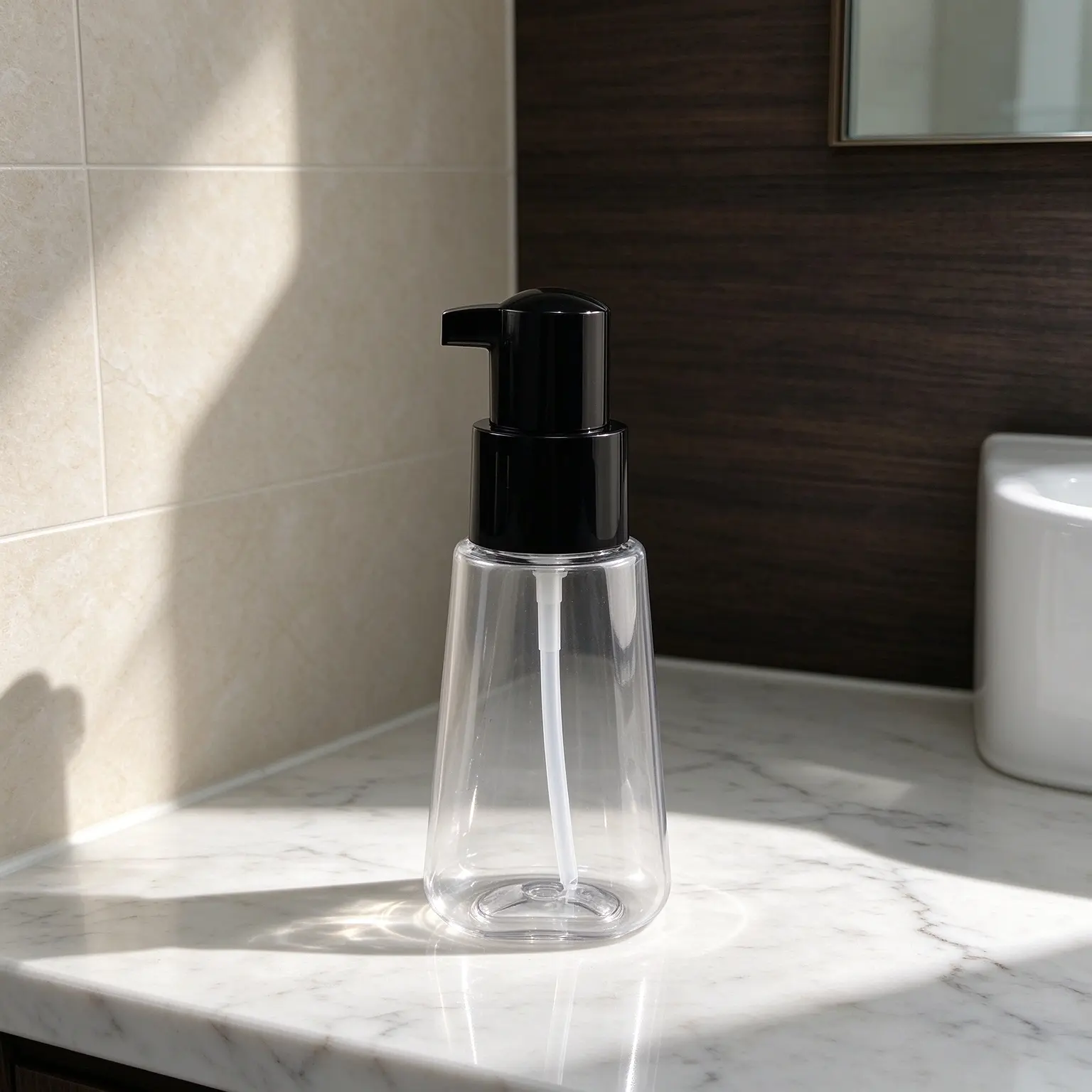 70ml Transparent PET Plastic Bottle Floral Water Essential Oil Hair Care Perfume Lotion Packaging