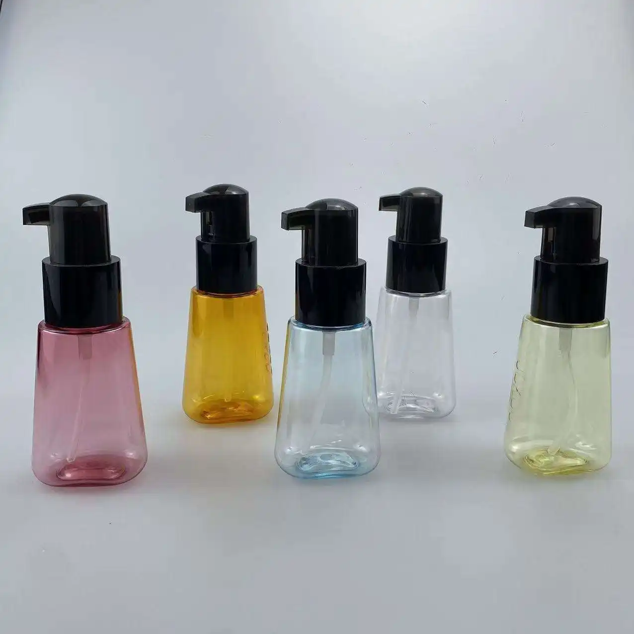 Special-shaped Refillable PET Pump Bottle Pet Liquid Soap Dispenser Shampoo Body Wash Lotion Container