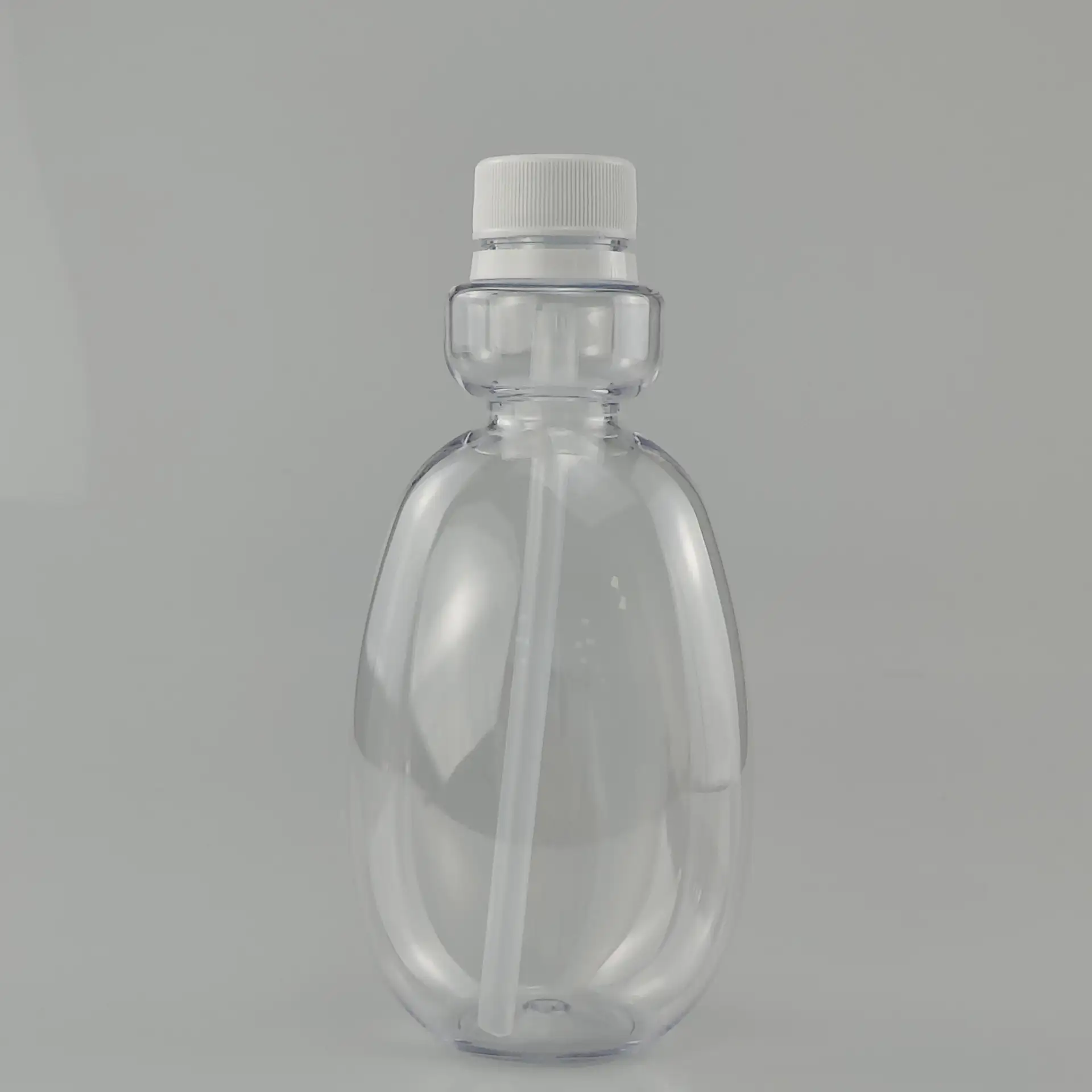Portable Travel PET Mouthwash Bottle Screw Cap Screen Print Oral Hygiene Container
