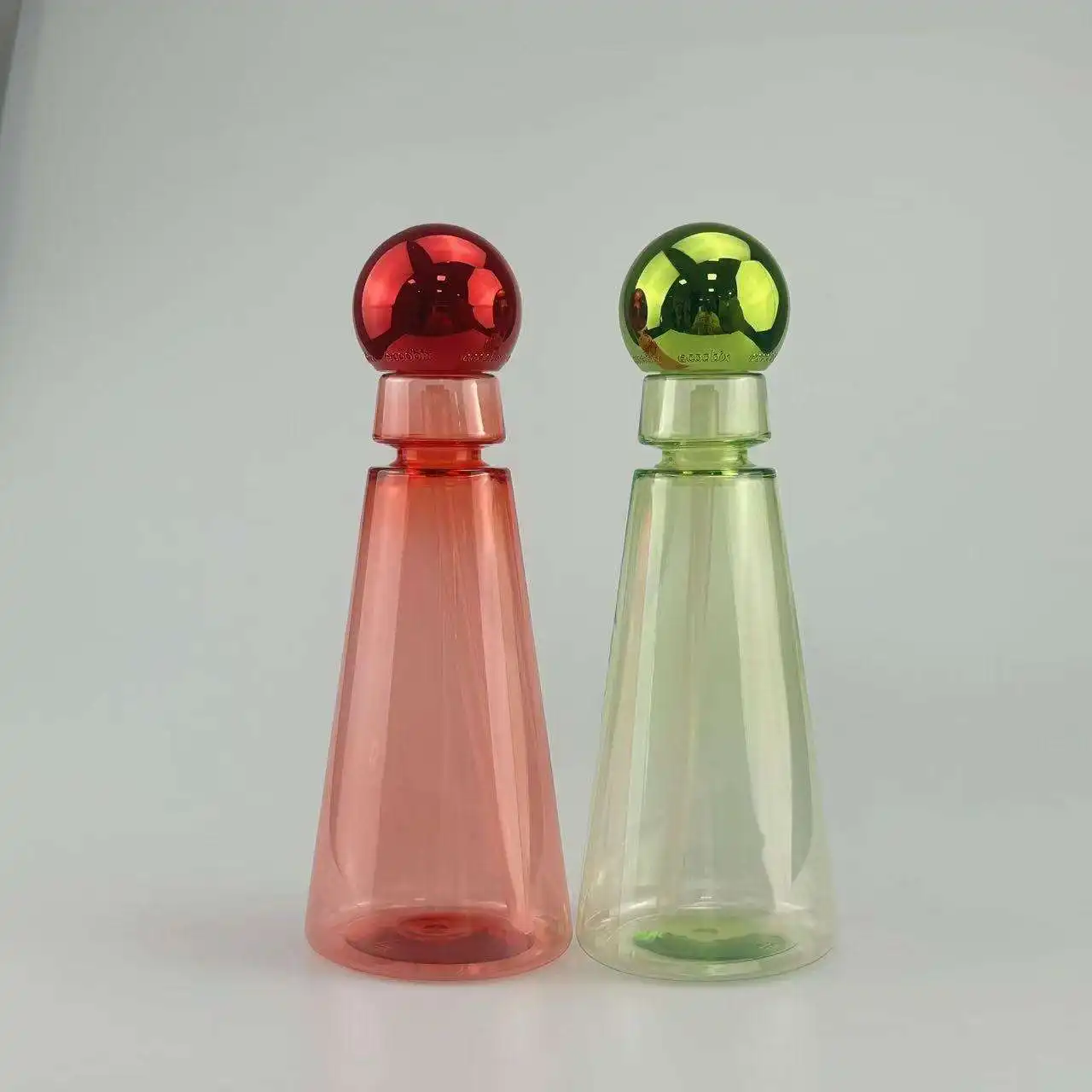 Food Grade Transparent PET Mouthwash Bottle Screw Cap Dental Breath Freshener Container
