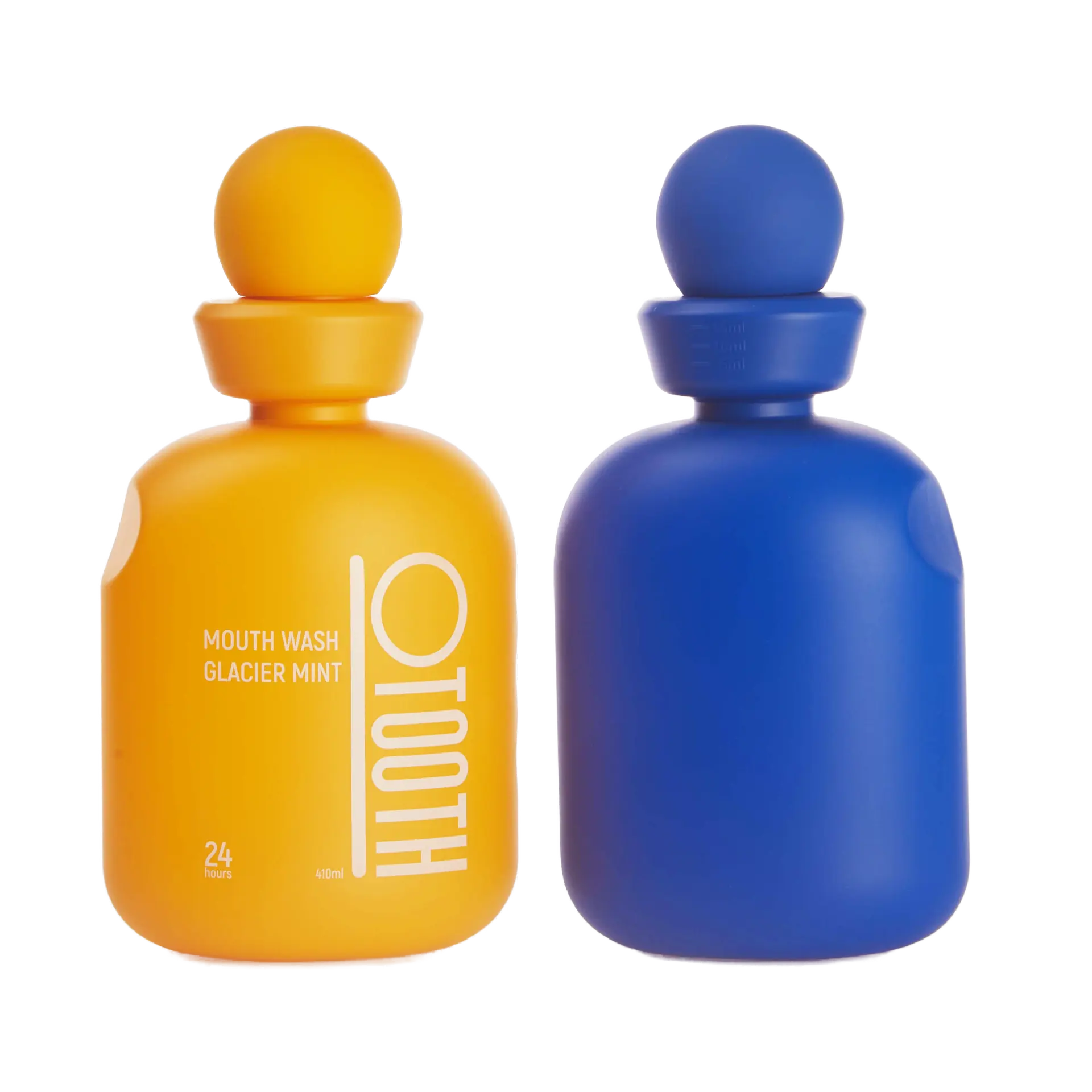 410ml Hot Selling Portable Squeeze PET Mouthwash Bottle Screen Printing Personal Care Cleaning Packaging