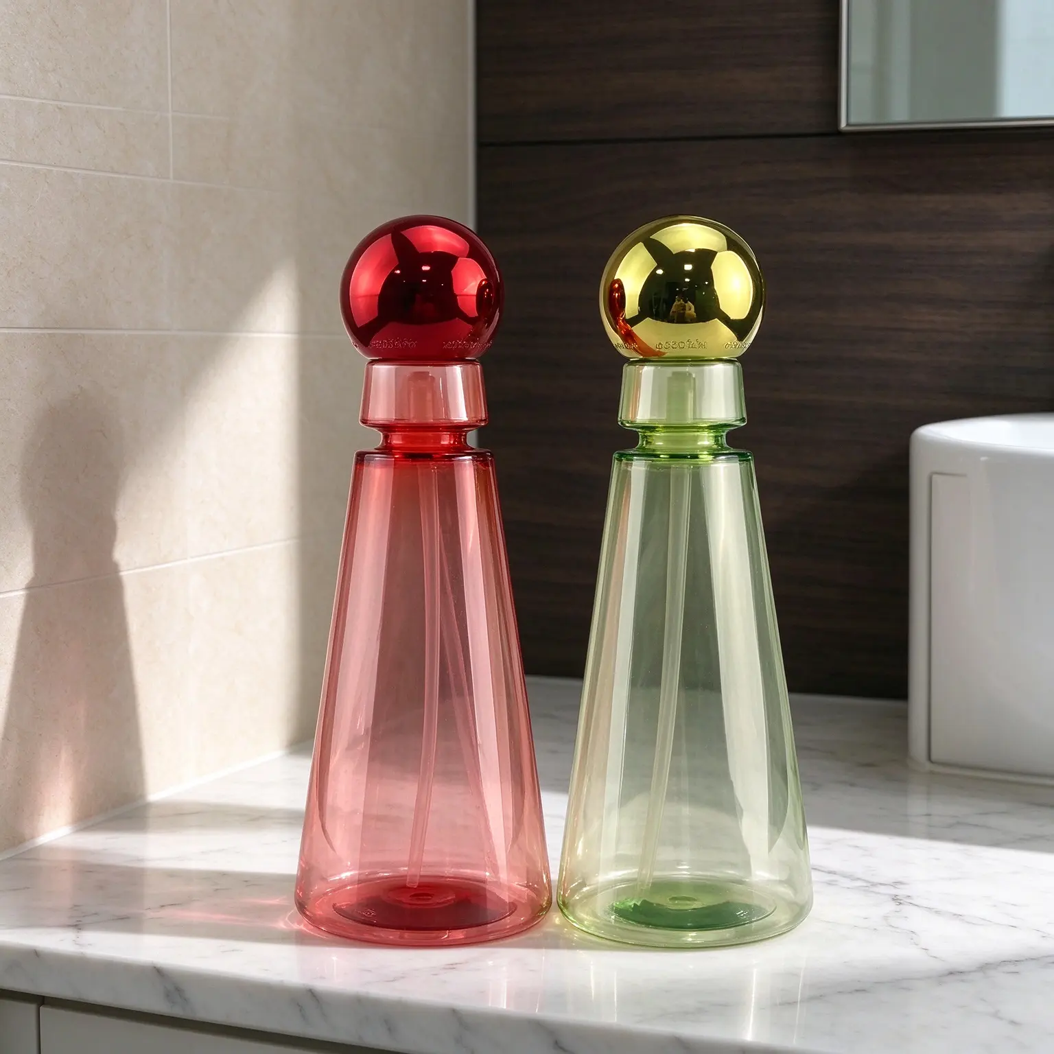 food-safe-clear-bottle-grade mouthwash bottle transparent PET material, this empty bottle is safe for oral care products.