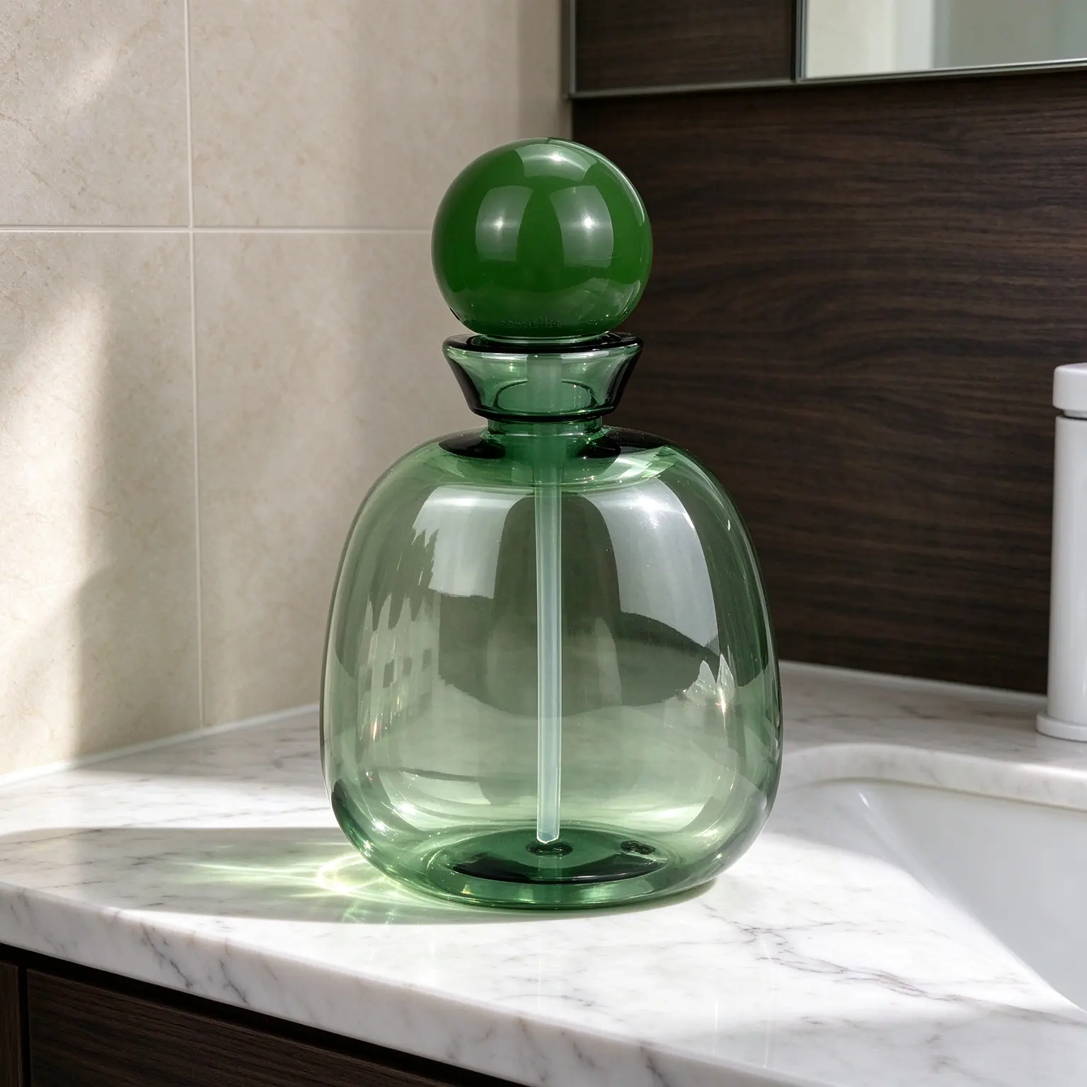 260ml Refillable Quantitative Portable PET Mouth Wash Bottle Eco-friendly Personal Care Container