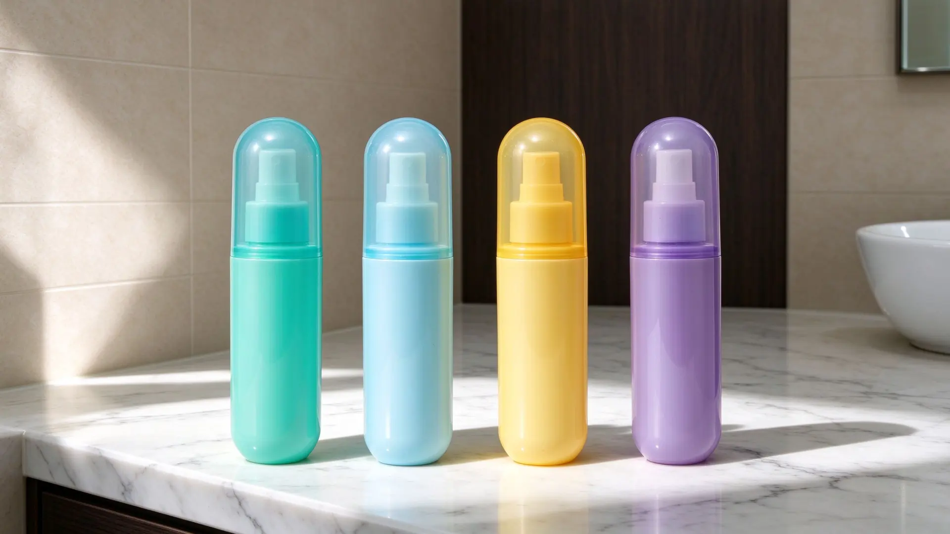 Macaron Capsule Mini PET Spray Bottle Pet Deodorant Pocket Container