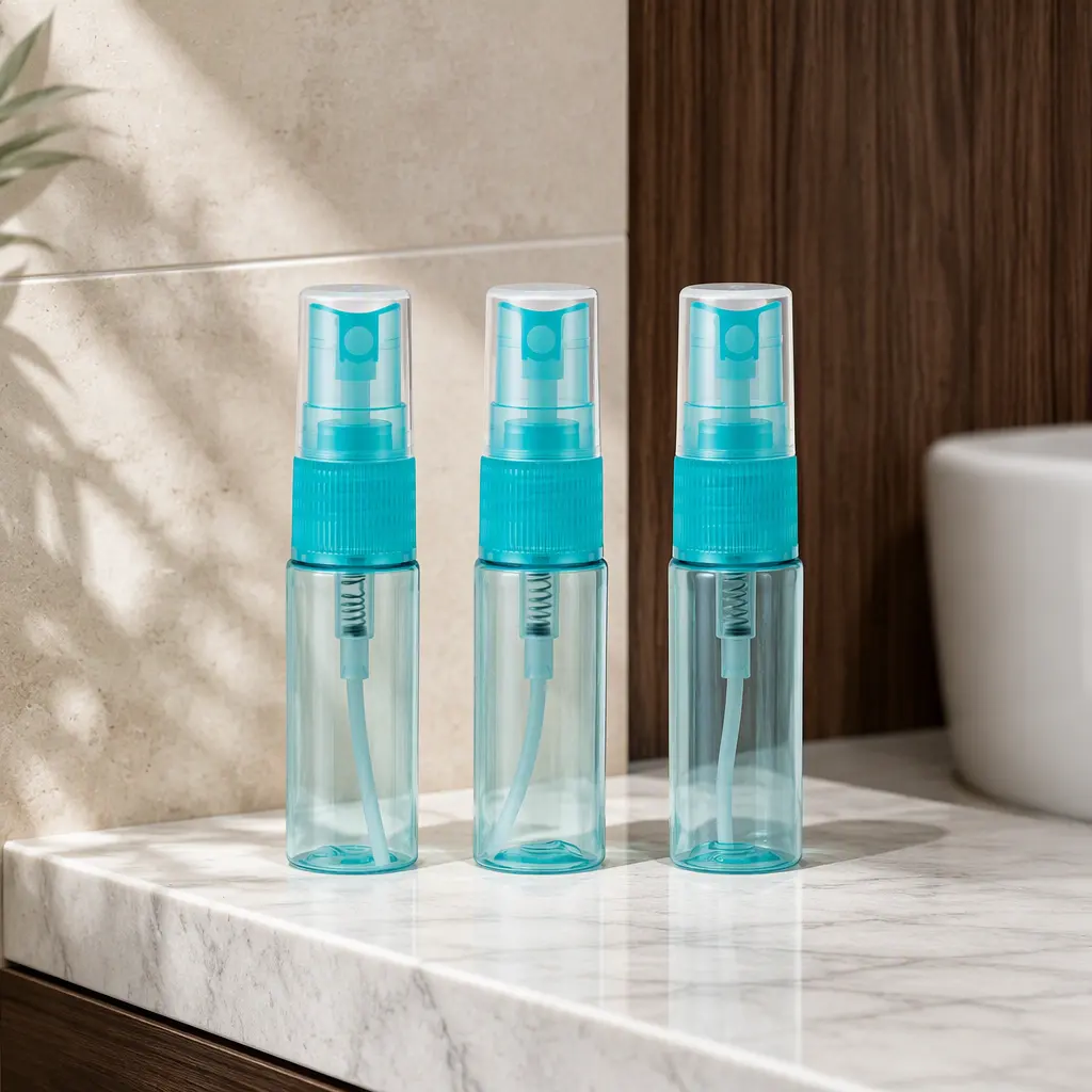 15ml PET mini spray bottle, portable empty fine mist atomizer for oral care mouth spray and perfume with custom logo