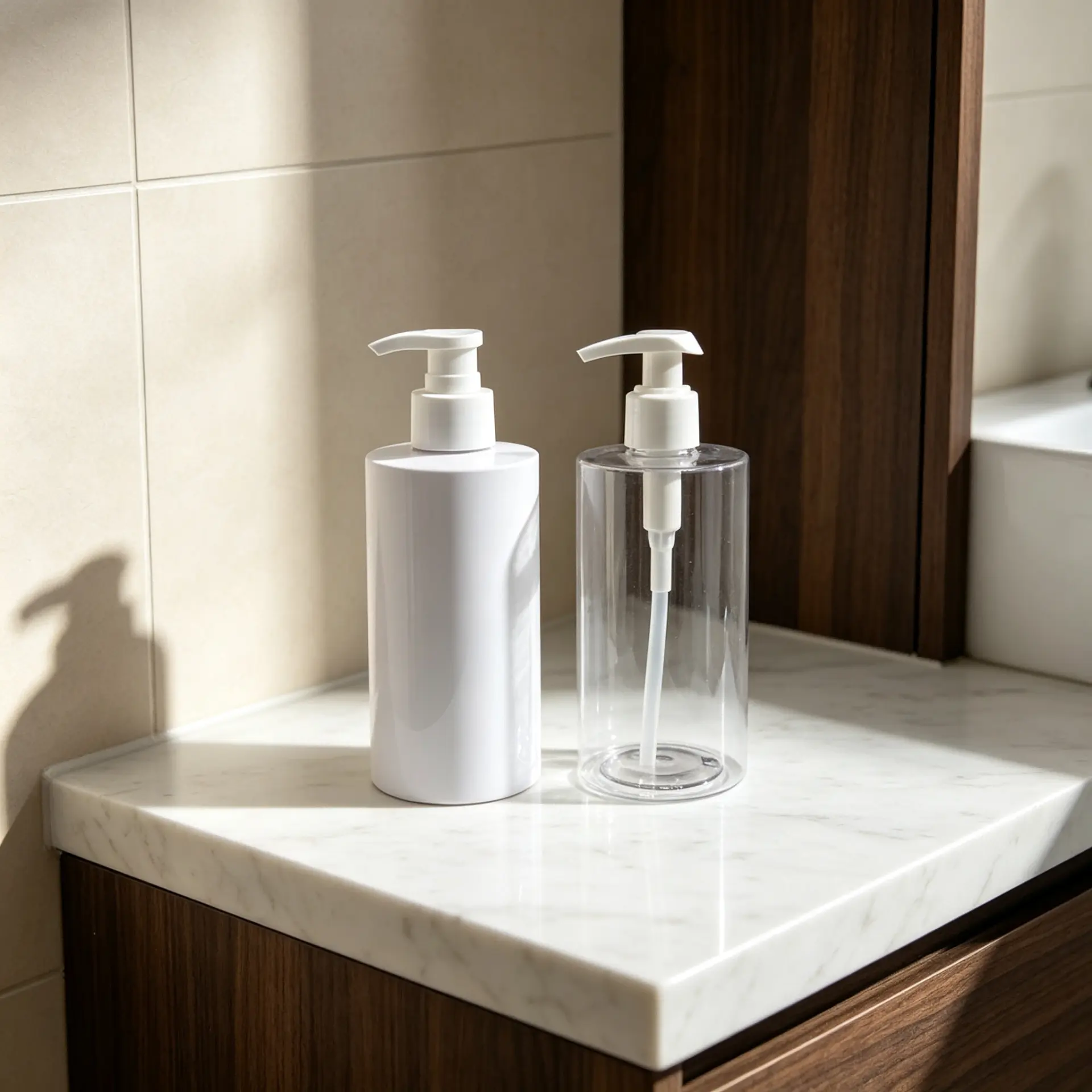 200ml matte finish PET flip top jar, plastic cosmetic lotion container with PP base, food storage jar