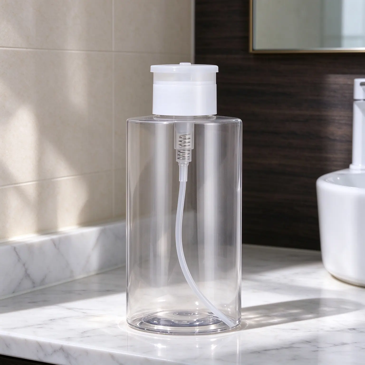 Simple and High-value Portable Beauty Lotion Can Be Customized Plastic Bottle PET
